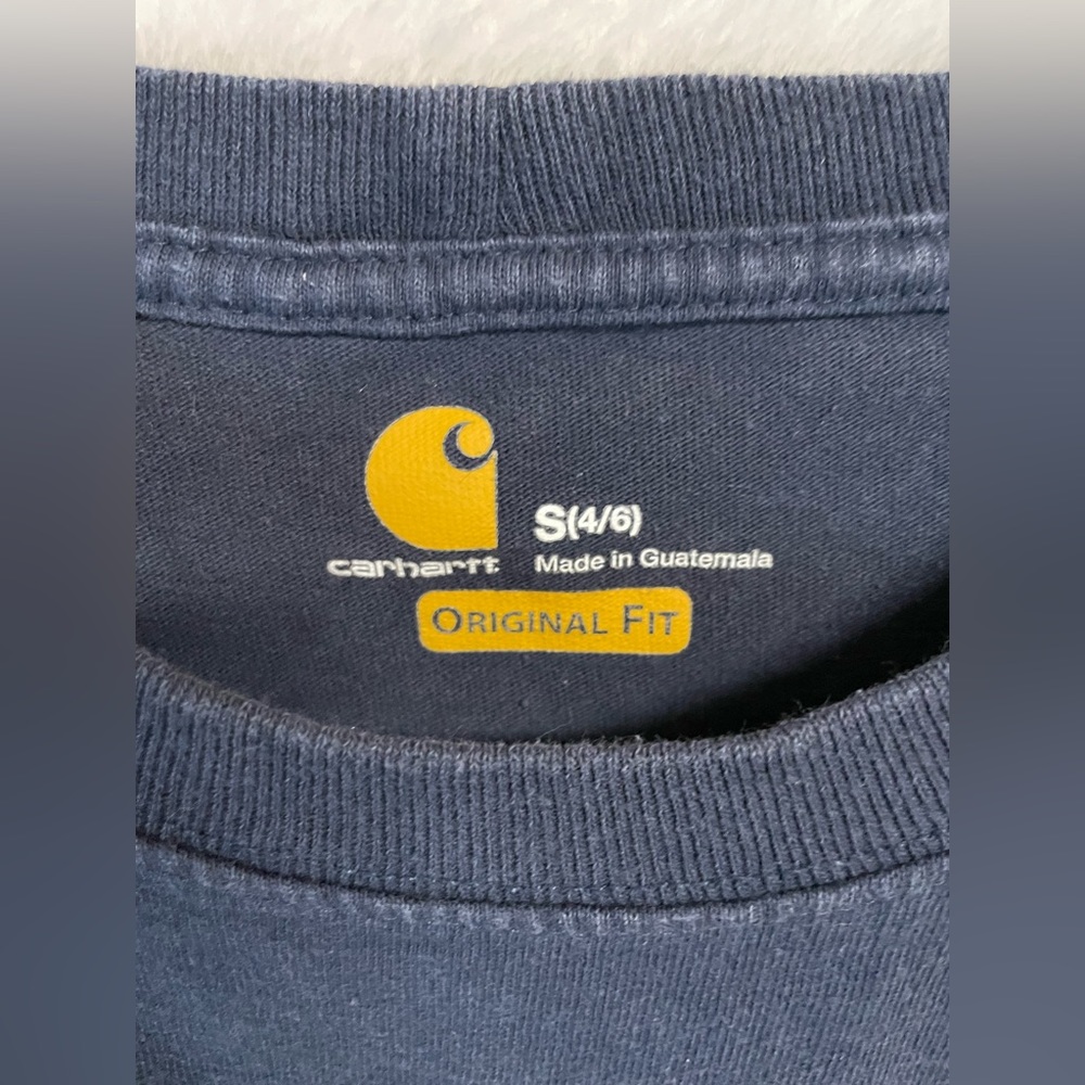 Carhartt navy long sleeve - Picture 3 of 3